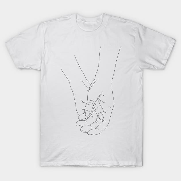 Hands No.1 T-Shirt by anitkocsmr